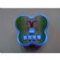 Forma de la mariposa y LED Digital pantalla tarjeta recargable Mini altavoces con Radio small picture