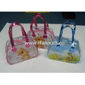 Bear cartoon PVC handbags