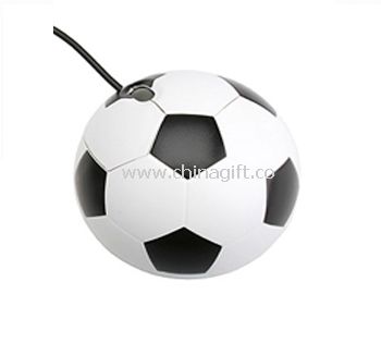 Ratón de regalo óptico de forma de fútbol