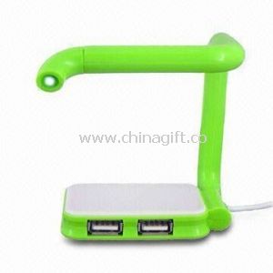 4-port USB HUB med foldbar bog Ligh