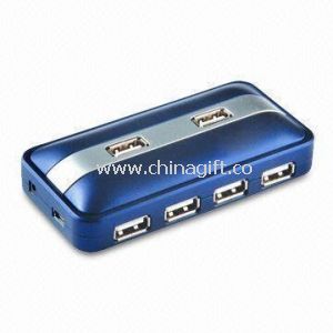 HUB 7 puertos USB con adaptador de corriente