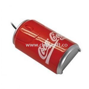 Coca Cola plechovka krabice tvaru optická myš