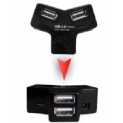 4-portars USB-HUB images