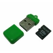 Metallisilmukkakukkaroita muoto Mini USB-kortinlukija images