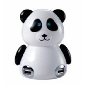 Panda façonner 4 ports USB HUB images