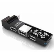 Vridbar 4-portars USB-HUB images
