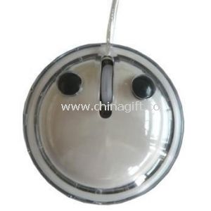 Round Mini Mouse with retractable cable