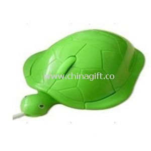 Forma de tortuga ratón óptico