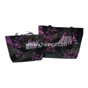 75g Black Shining Coated Non Woven Carry Bag