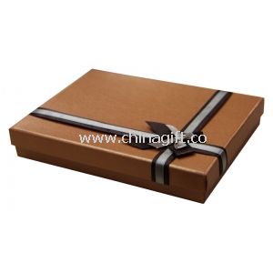 Braunes Glanzpapier Andenken Geschenkboxen
