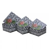 1200gsm caixas de papelão flor padrão lembrança presente na moda images