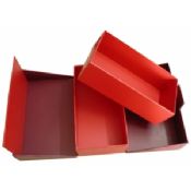 Lyx röd kartong suvenir gåva lådor images