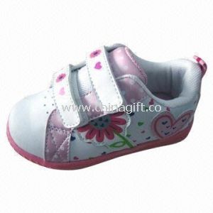 Babys Schuhe mit PU oberen und TPR-Sohle