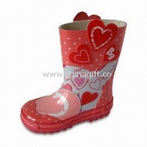Childrens Casual Boots with TPR Sole and Suede Upper
