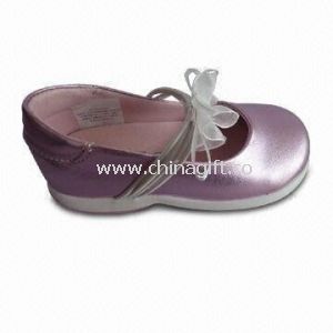 Childrens School Shoe with PU Upper and TPR Sole