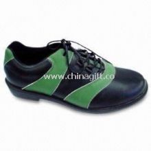 Durable Golf Shoes with Rubber Sole and Elastic Strap Design images