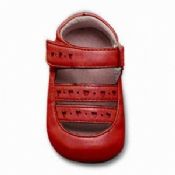 Babys Shoes with PU Sole and Leather Upper images