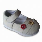 Baby Shoes with TPR Sole and Leather Upper images