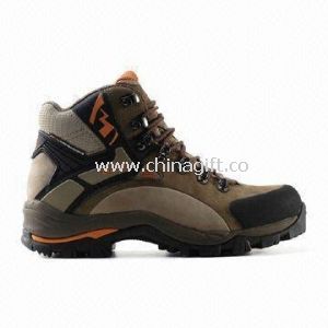 Mountain Climbing Shoes/Boots with PU/Mesh Upper and Rubber Sole
