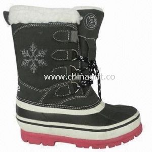 Snow Boot with Imitation Suede Upper