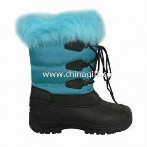 Snow Boot with Nylon Upper and Lambs Wool Lining
