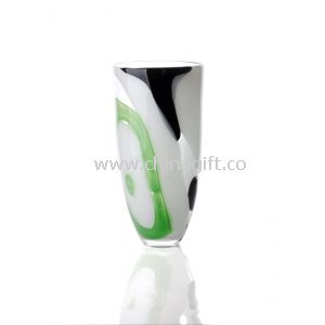 Vaso de vidro colorido atraente & durável para decoração de interiores