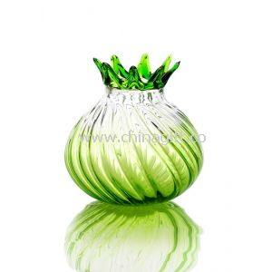 Üveg váza kézműves haza / KTV / WC dekoráció