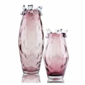 Glass Vase med fiolett images