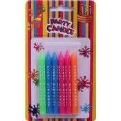 Multi-Colored Birthday Candles images