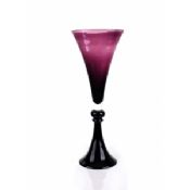 Purple Art Decorative Glass Vase images