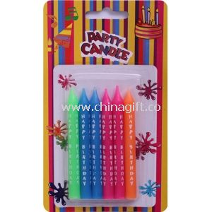 Multi-Colored Birthday Candles