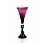 Vas kaca dekoratif seni ungu small picture