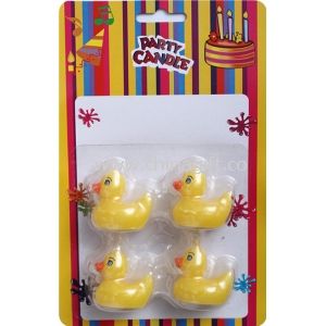 Duck-Shaped Craft Candles