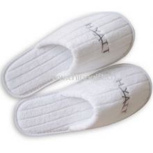 Closed Toe Bathroom Hotel Slippers 5mm Eva Sole With Cotton Terry images