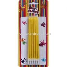 Yellow Birthday Party Cake Candles images