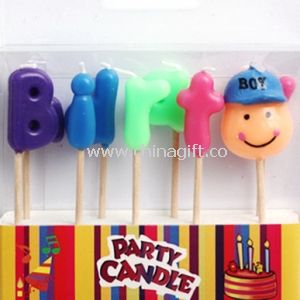Letter Candles for Boys