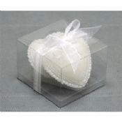 Valentine pure&rosy heart-shaped candle images