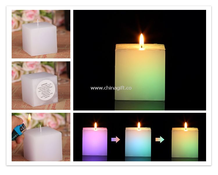 Color Changing Flickering Candle