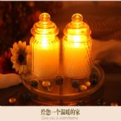 Jar glass candle Crystal Love images