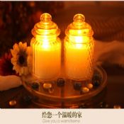 Toples kaca lilin Crystal Love images