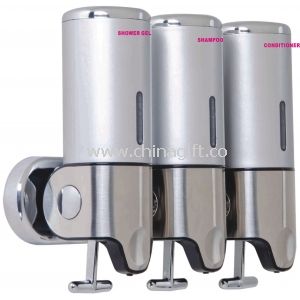 Triple Soap Handwash Dispenser Stainless With For 5 Star Hotel