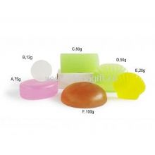 Colorful translucent hotel soap with essential extracts images