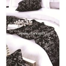 Woven Black Jacquard Luxury Hotel Bed Linen images