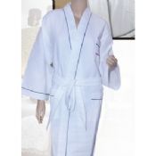 Fashionable Waffle Knitting Luxury Hotel Bathrobes Soft Touching images