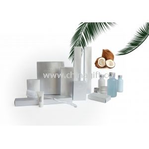 Luxury silver carboard box packing bath amenities