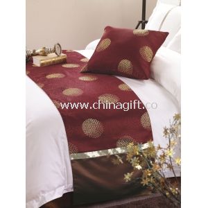 Square Pillow Case Luxury Hotel Bed Linen Circle Pattern