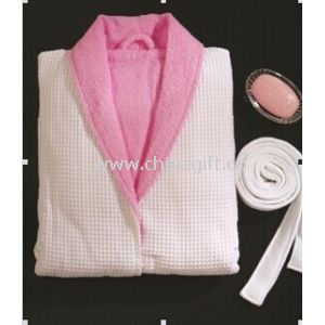 Gaufre rose luxe hôtel peignoirs pour les filles