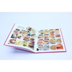 Livro do cozinheiro da impressão com ligação flexível