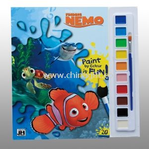 Користувальницькі забарвлення дитячий малюнок книга роздрук матеріалів та прив'язування
