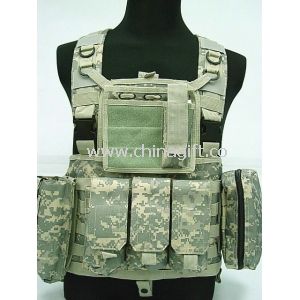 Digital Tarnung / Camouflage Desert / militärische Tactical Vest Black